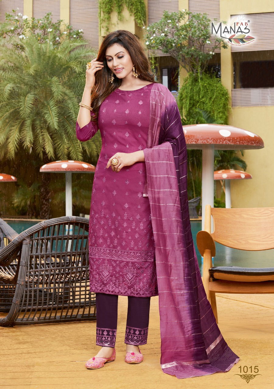 Manas Lucknowi 3 Fancy Festive Wear Designer Ready Made Collection
